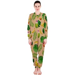 Tropical Pattern Onepiece Jumpsuit (ladies)  by Valentinaart