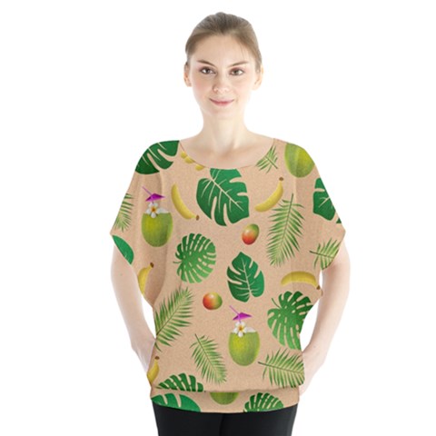 Tropical Pattern Blouse by Valentinaart