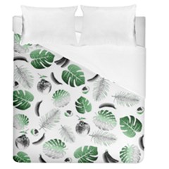 Tropical Pattern Duvet Cover (queen Size) by Valentinaart