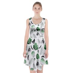 Tropical Pattern Racerback Midi Dress by Valentinaart