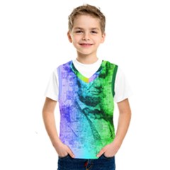 Abraham Lincoln Portrait Rainbow Colors Typography Kids  Sportswear by yoursparklingshop