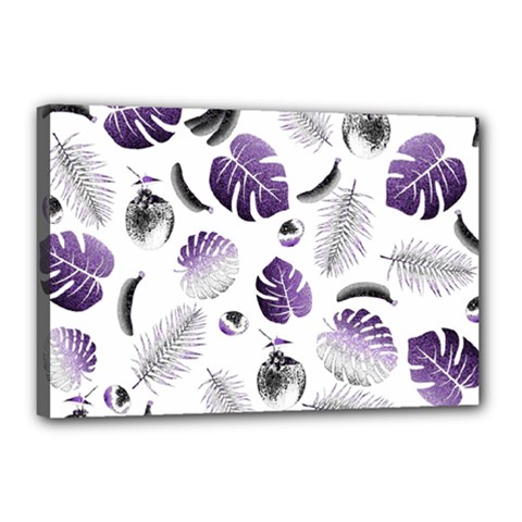 Tropical Pattern Canvas 18  X 12  by Valentinaart