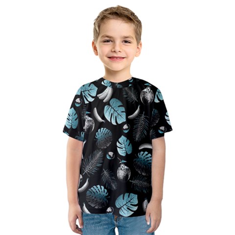 Tropical Pattern Kids  Sport Mesh Tee by Valentinaart