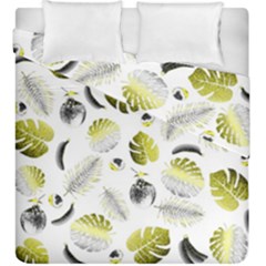 Tropical Pattern Duvet Cover Double Side (king Size) by Valentinaart