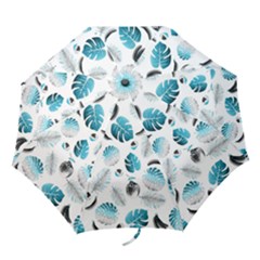 Tropical Pattern Folding Umbrellas by Valentinaart