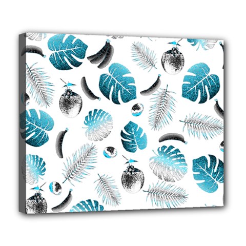 Tropical Pattern Deluxe Canvas 24  X 20   by Valentinaart