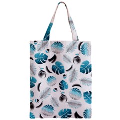 Tropical Pattern Zipper Classic Tote Bag by Valentinaart