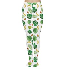 Tropical Pattern Women s Tights by Valentinaart