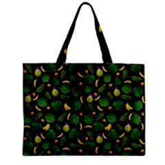 Tropical Pattern Zipper Mini Tote Bag by Valentinaart