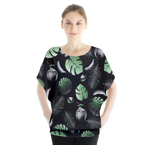 Tropical Pattern Blouse by Valentinaart