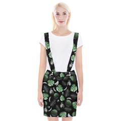 Tropical Pattern Braces Suspender Skirt by Valentinaart