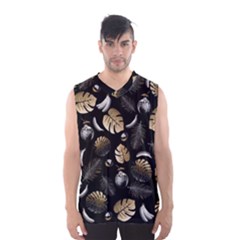 Tropical Pattern Men s Basketball Tank Top by Valentinaart