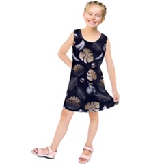 Tropical Pattern Kids  Tunic Dress by Valentinaart