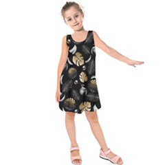 Tropical Pattern Kids  Sleeveless Dress by Valentinaart