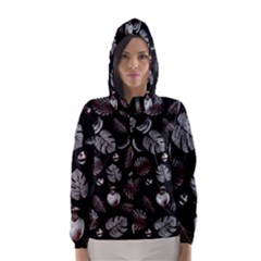 Tropical Pattern Hooded Wind Breaker (women) by Valentinaart