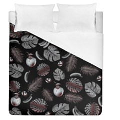 Tropical Pattern Duvet Cover (queen Size) by Valentinaart