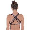 Tropical pattern Got No Strings Sports Bra View2