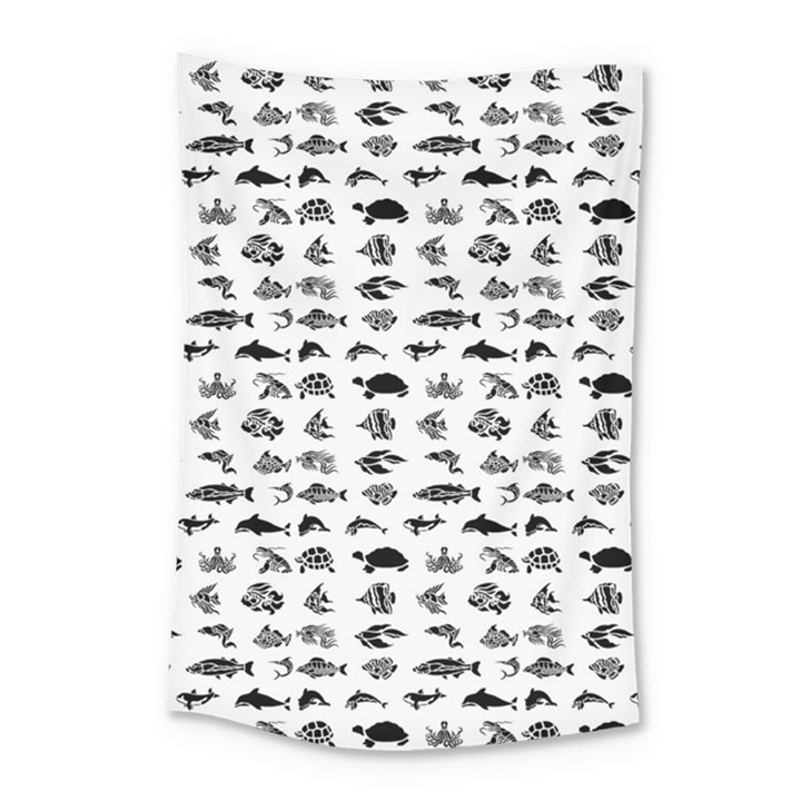 Fish pattern Small Tapestry