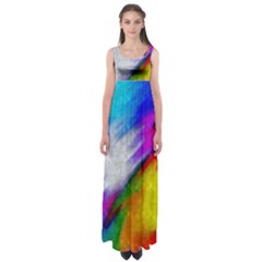 Rainbow Colors         Empire Waist Maxi Dress by LalyLauraFLM