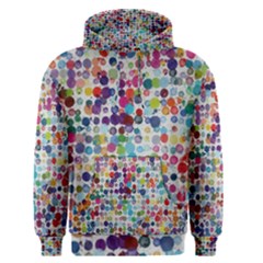 Colorful Splatters               Men s Pullover Hoodie by LalyLauraFLM