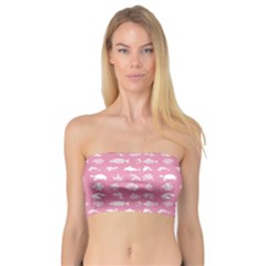 Fish Pattern Bandeau Top by ValentinaDesign