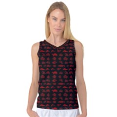 Fish Pattern Women s Basketball Tank Top by ValentinaDesign