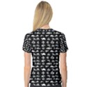 Fish pattern Women s V-Neck Sport Mesh Tee View2