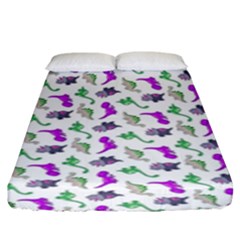 Dinosaurs pattern Fitted Sheet (King Size)