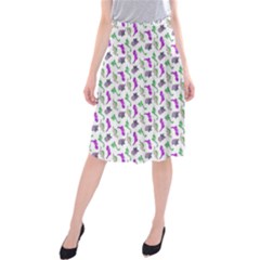 Dinosaurs pattern Midi Beach Skirt