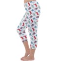 Dinosaurs pattern Capri Winter Leggings  View2