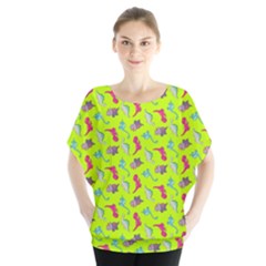 Dinosaurs Pattern Blouse