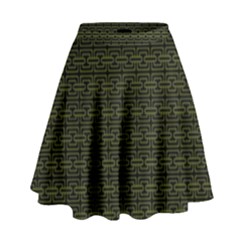 Pattern High Waist Skirt by ValentinaDesign