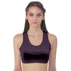 Pattern Sports Bra by ValentinaDesign