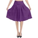 Pattern Flared Midi Skirt View1