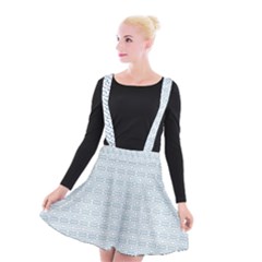 Pattern Suspender Skater Skirt