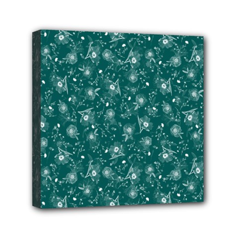 Floral Pattern Mini Canvas 6  X 6  by ValentinaDesign