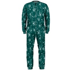 Floral Pattern Onepiece Jumpsuit (men)  by ValentinaDesign