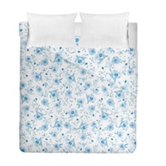 Floral Pattern Duvet Cover Double Side (full/ Double Size) by ValentinaDesign