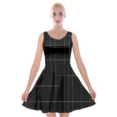 Constant Disappearance Lines Hints Existence Larger Stricter System Exists Through Constant Renewal Velvet Skater Dress by Mariart