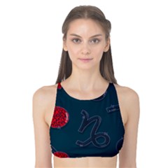 Zodiac Signs Planets Blue Red Space Tank Bikini Top by Mariart