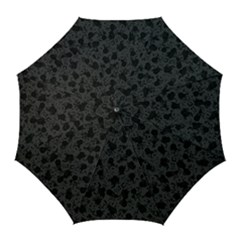 Floral Pattern Golf Umbrellas by ValentinaDesign