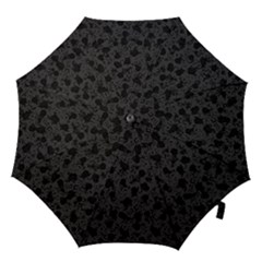 Floral Pattern Hook Handle Umbrellas (large) by ValentinaDesign