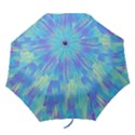 Vertical Behance Line Polka Dot Purple Green Blue Folding Umbrellas View1