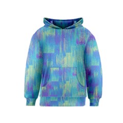 Vertical Behance Line Polka Dot Purple Green Blue Kids  Pullover Hoodie by Mariart