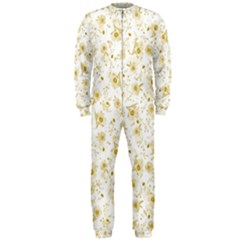 Floral Pattern Onepiece Jumpsuit (men)  by ValentinaDesign