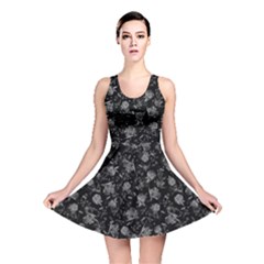 Floral Pattern Reversible Skater Dress by ValentinaDesign