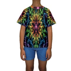 Getting Started With Generative Media Militia Fire Kids  Short Sleeve Swimwear by Mariart