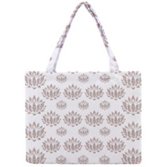 Dot Lotus Flower Flower Floral Mini Tote Bag