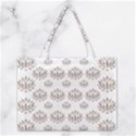 Dot Lotus Flower Flower Floral Medium Tote Bag View1