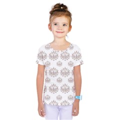 Dot Lotus Flower Flower Floral Kids  One Piece Tee